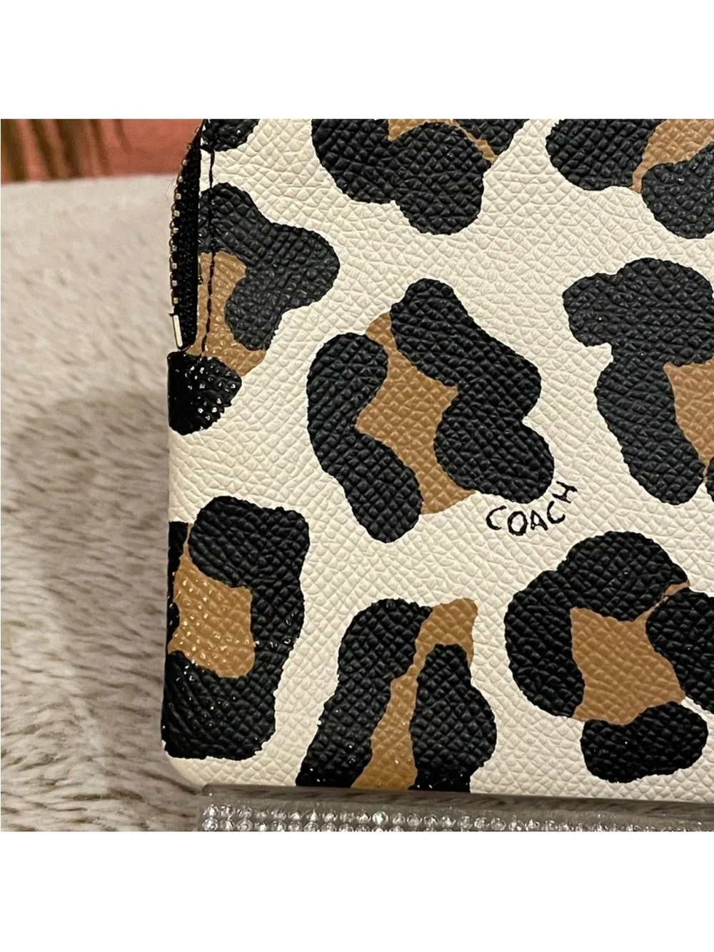 COACH Leopard Print Wristlet - Picture 12 of 12